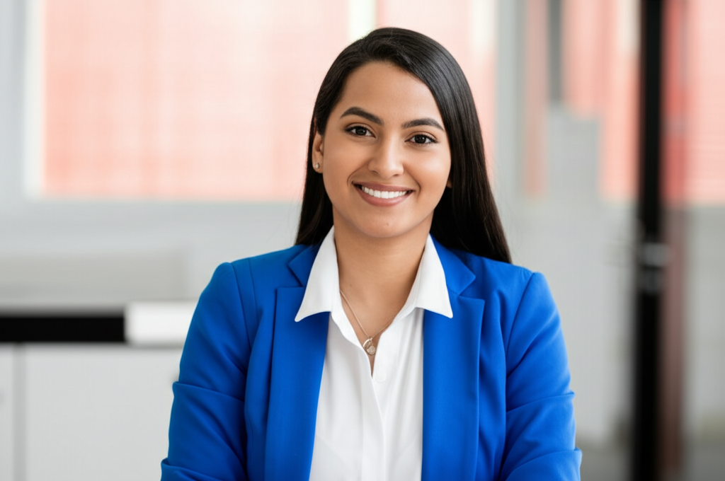 Profissional confiante